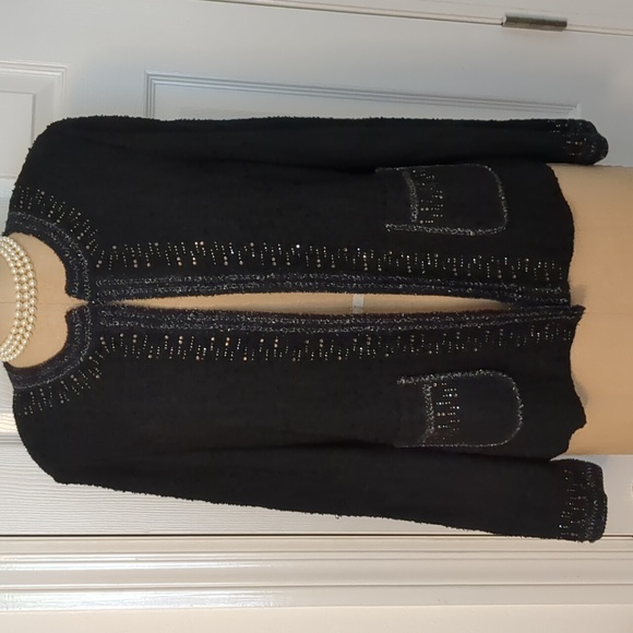 Ming Wang Sapphire Boucle Jacket Sz. L